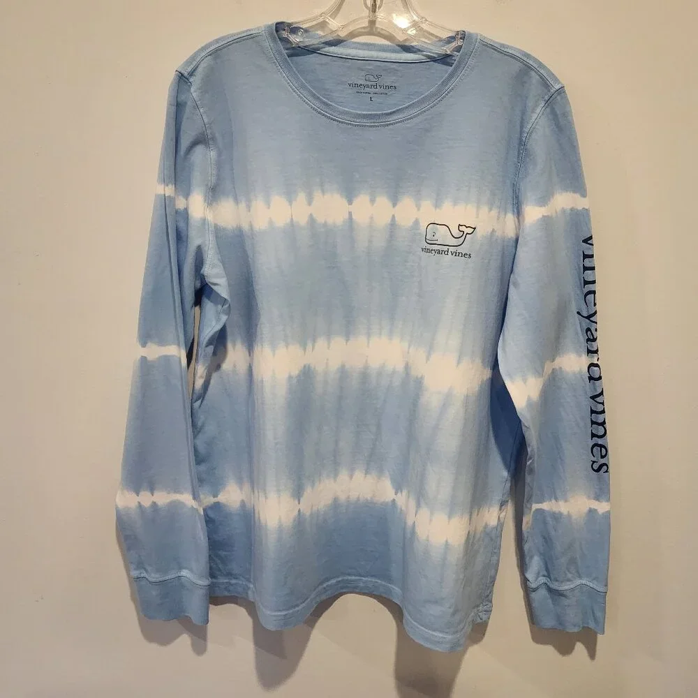 Vineyard Vines Tie Dye Tee, Size L, Like New - Picture 2 of 4